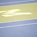 A ball on the court at the University o Michigan Varsity Tennis Center on Friday, July 12. Daniel Brenner I AnnArbor.com